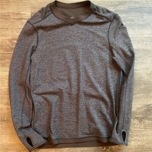 Lululemon Gray “Metal Vent” Long Sleeve Shirt